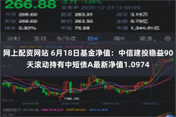 网上配资网站 6月18日基金净值：中信建投稳益90天滚动持有中短债A最新净值1.0974