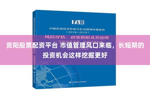 资阳股票配资平台 市值管理风口来临，长短期的投资机会这样挖掘更好